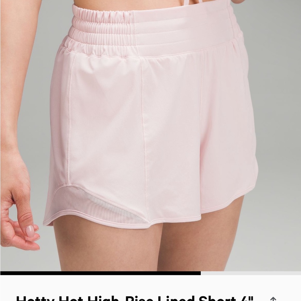 Lululemon hottie, hot milkshake, pink shorts
